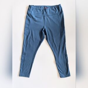 Juicy Couture Womens Large High Rise Script Performance Sport Leggings